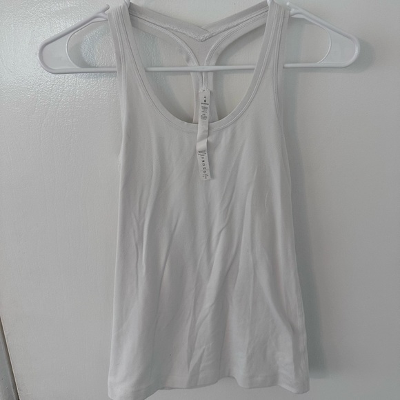 lululemon athletica Tops - Lulu Lemon Women’s RacerBack White Tank Top Size 4